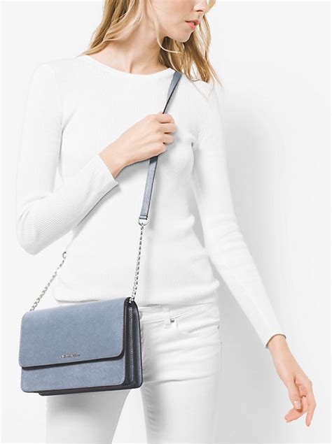 michael kors daniela large saffiano leather crossbody bag|michael kors saffiano leather crossbody.